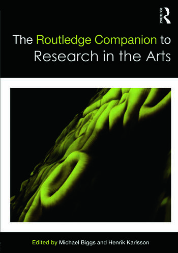 Routledge Companion to Research in the Arts book cover